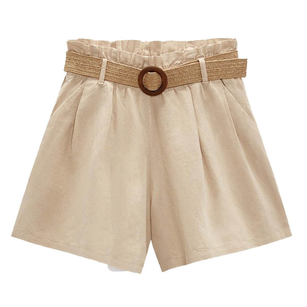 Zara Belted Shorts